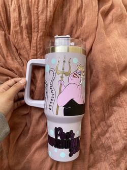 Disney Villain Ursula Stanley Dupe Cup Christmas Gifts 