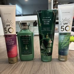 B & BW Lotion & Sunscreen
