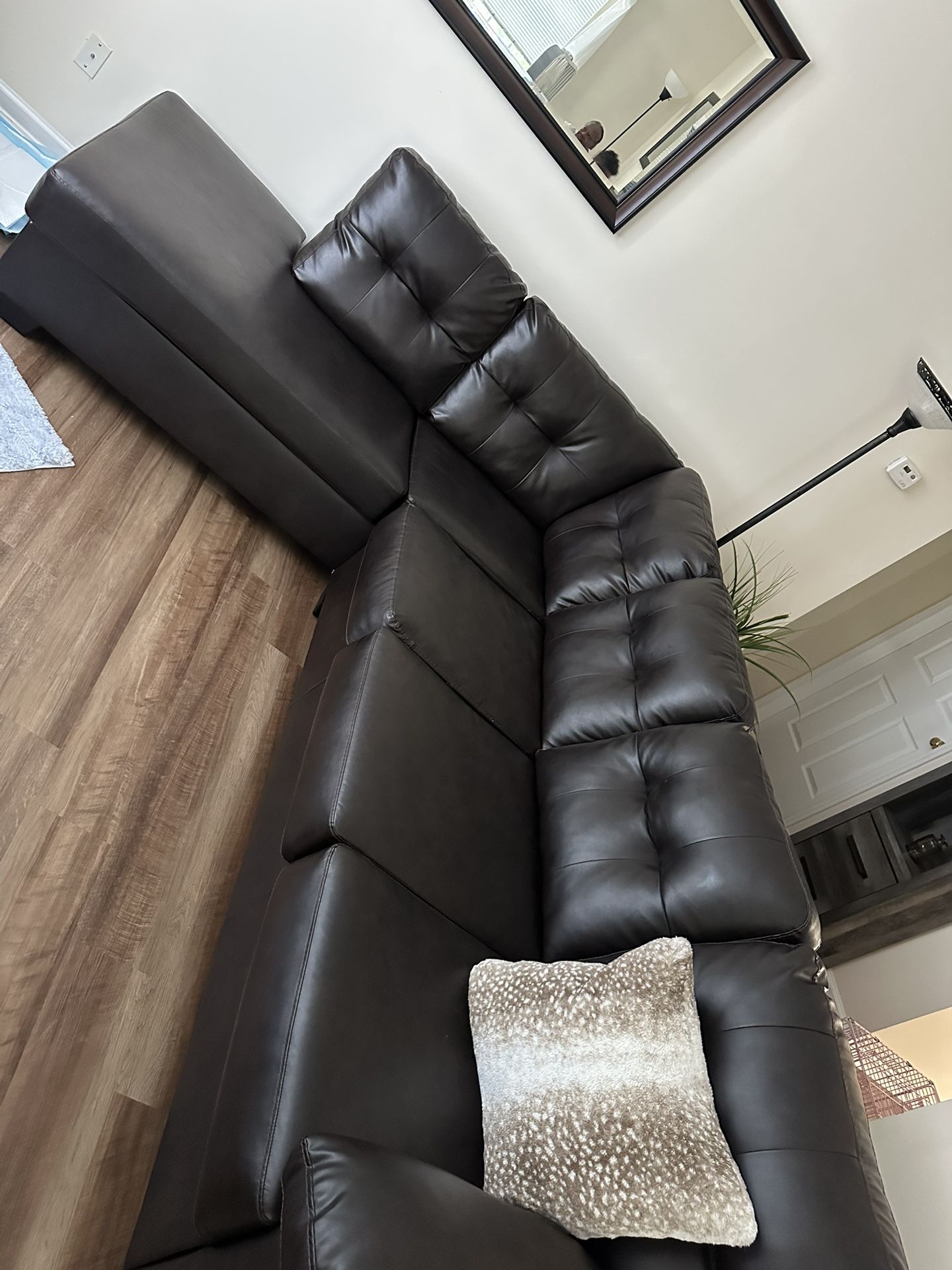 Leather Sectional Couch