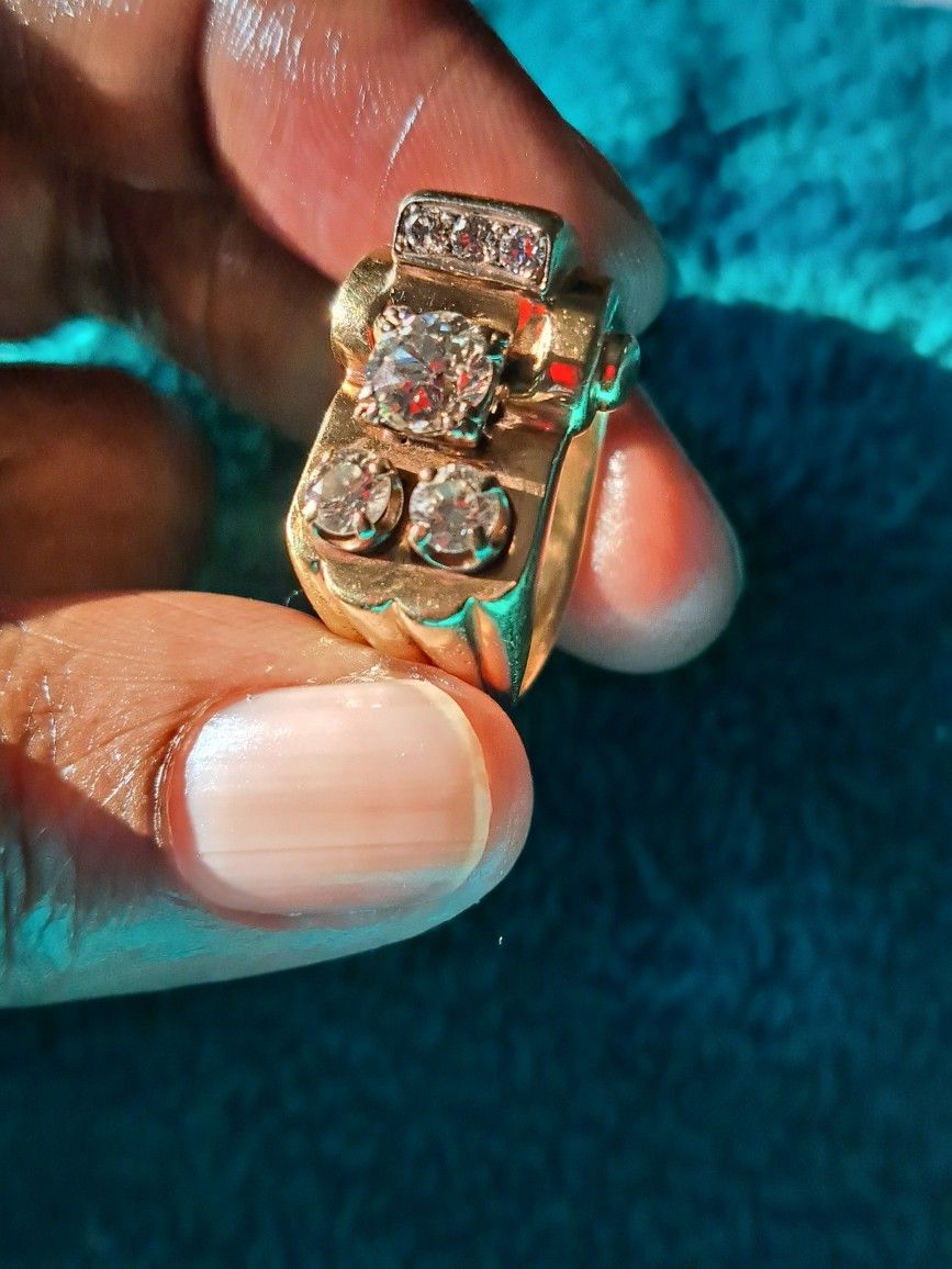Mens  14 K Gold  Ring