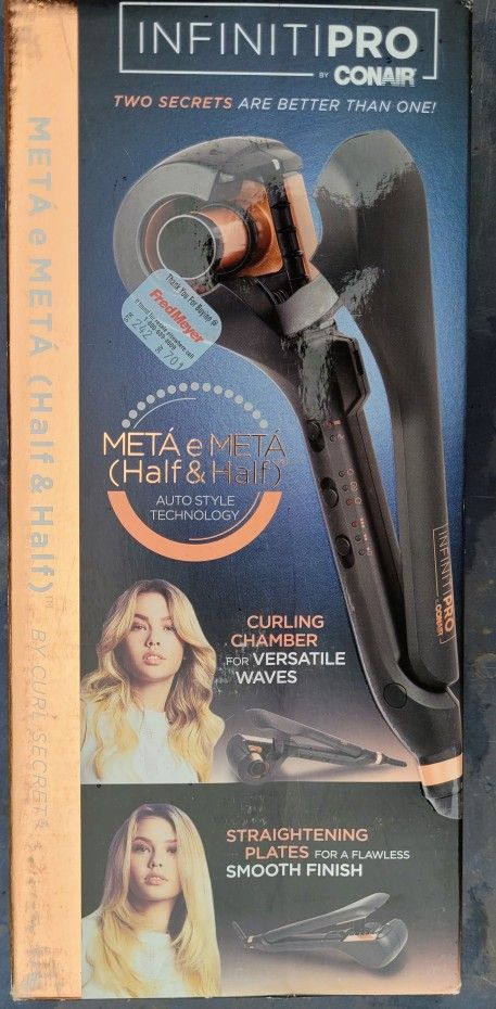 Conair Infiniti Pro Curler & Straightener In 1