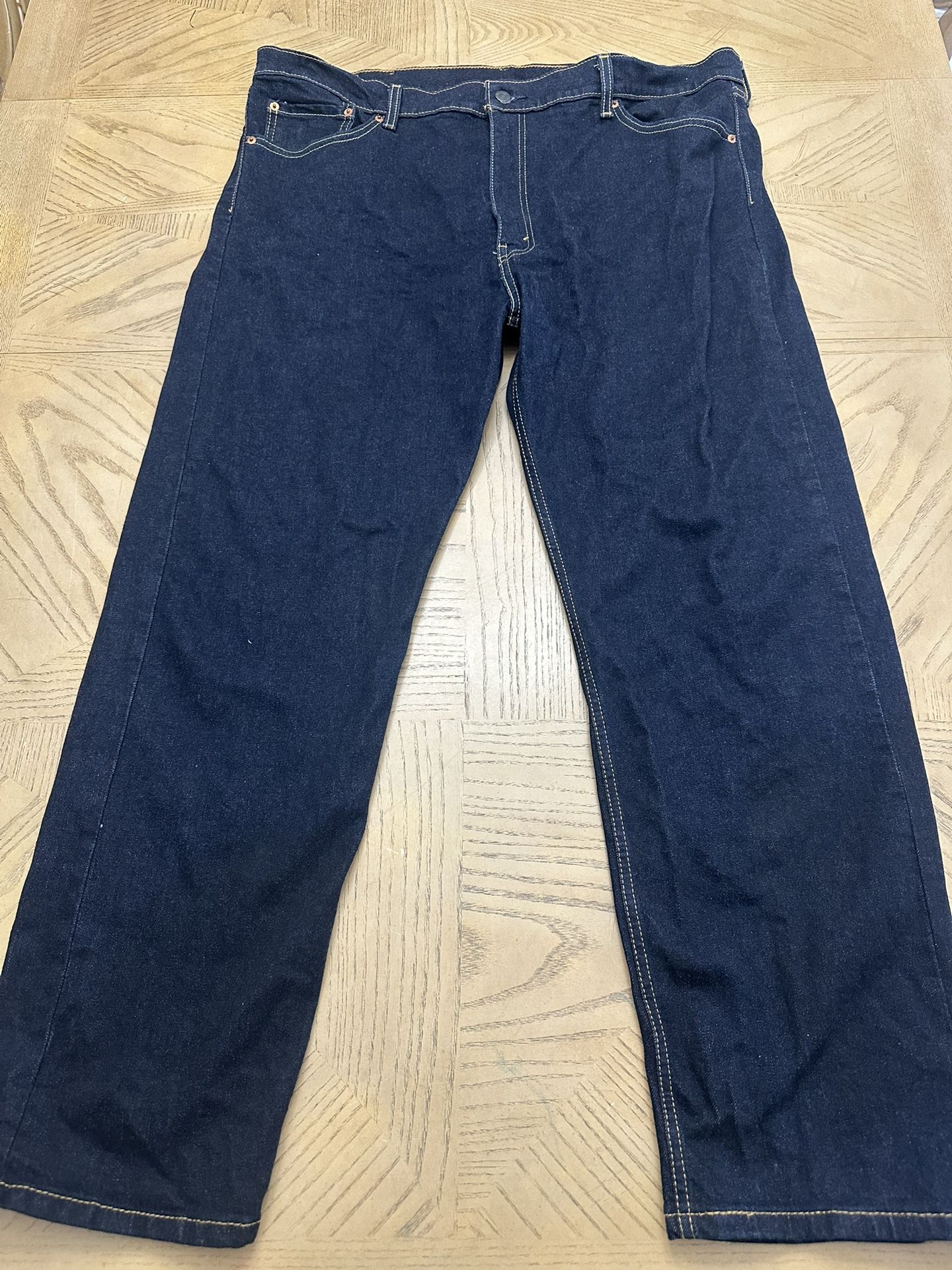 Levis Strauss Co Blue 505 Denim Jeans Mens 42x30