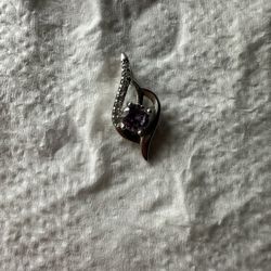 925 Amethyst Pendant 