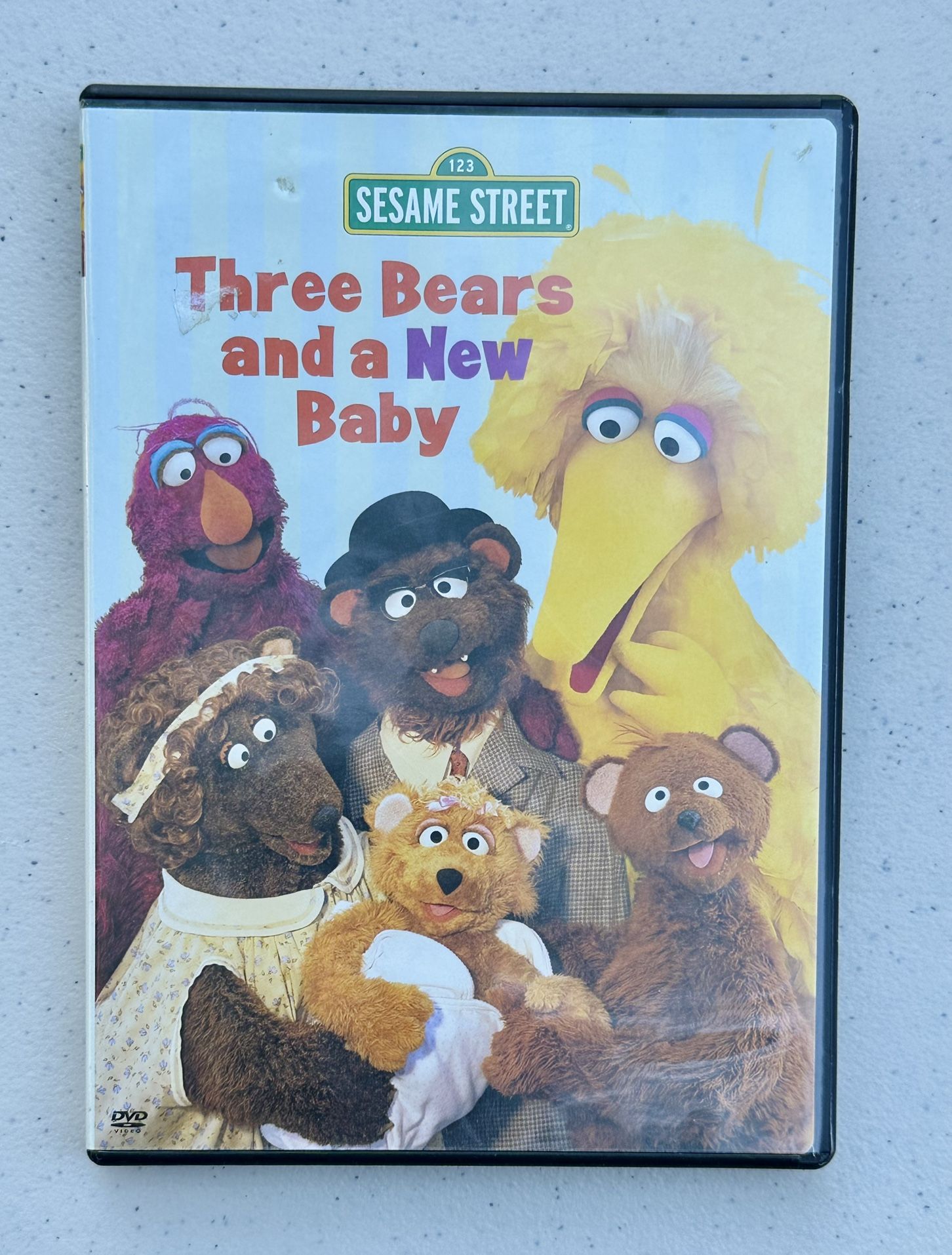 Sesame Street Three Bears And A New Baby DVD