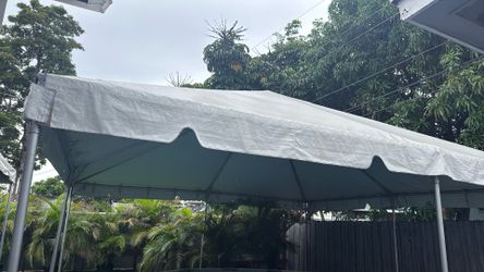Carpa 20/20 blanca y tubos de alumio