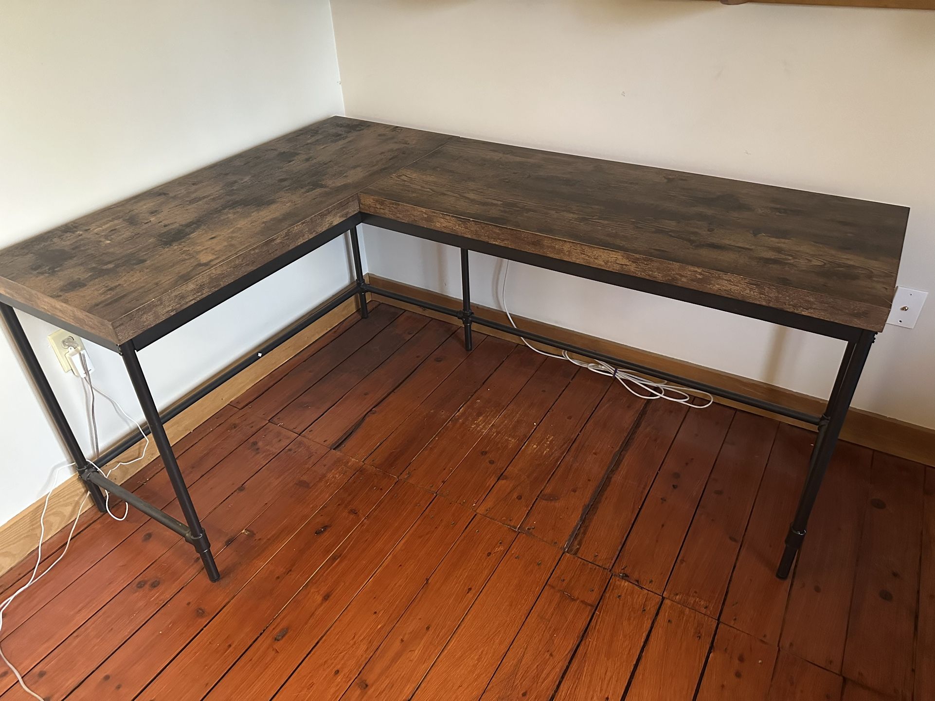L-shaped desk