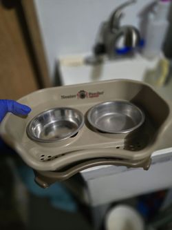 Free cat dog feeder