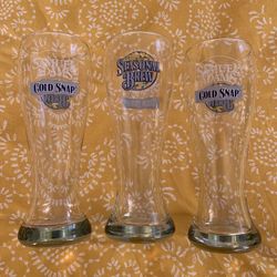 SAMUAL ADAMS set of three glasses