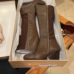 Michael Kors Bromley Wedge Boots 7M