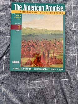The American Promise 9th Edition Volume 1 Textbook
