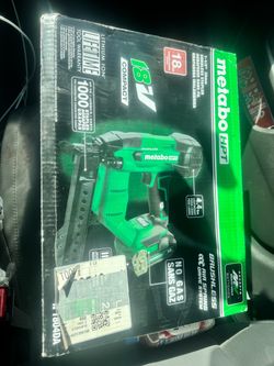 NEW Metabo HPT 18V Cordless Narrow Crown Stapler Kit