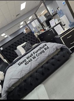 ✨️ King, Cal King, Queen Bed Frame ✨️ Furniture Sectionals, Bedrooms, Dining Avail