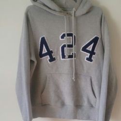 424 FAIRFAX  2017 Los Angeles Hoodie Men’s Sz Small Gray Hooded Sweatshirt