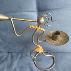 Art Metal Trumpet Candle Light Player. Make An Offer