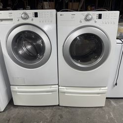 LG Washer And Gas Dryer Working 3 Months Warranty We Deliver 