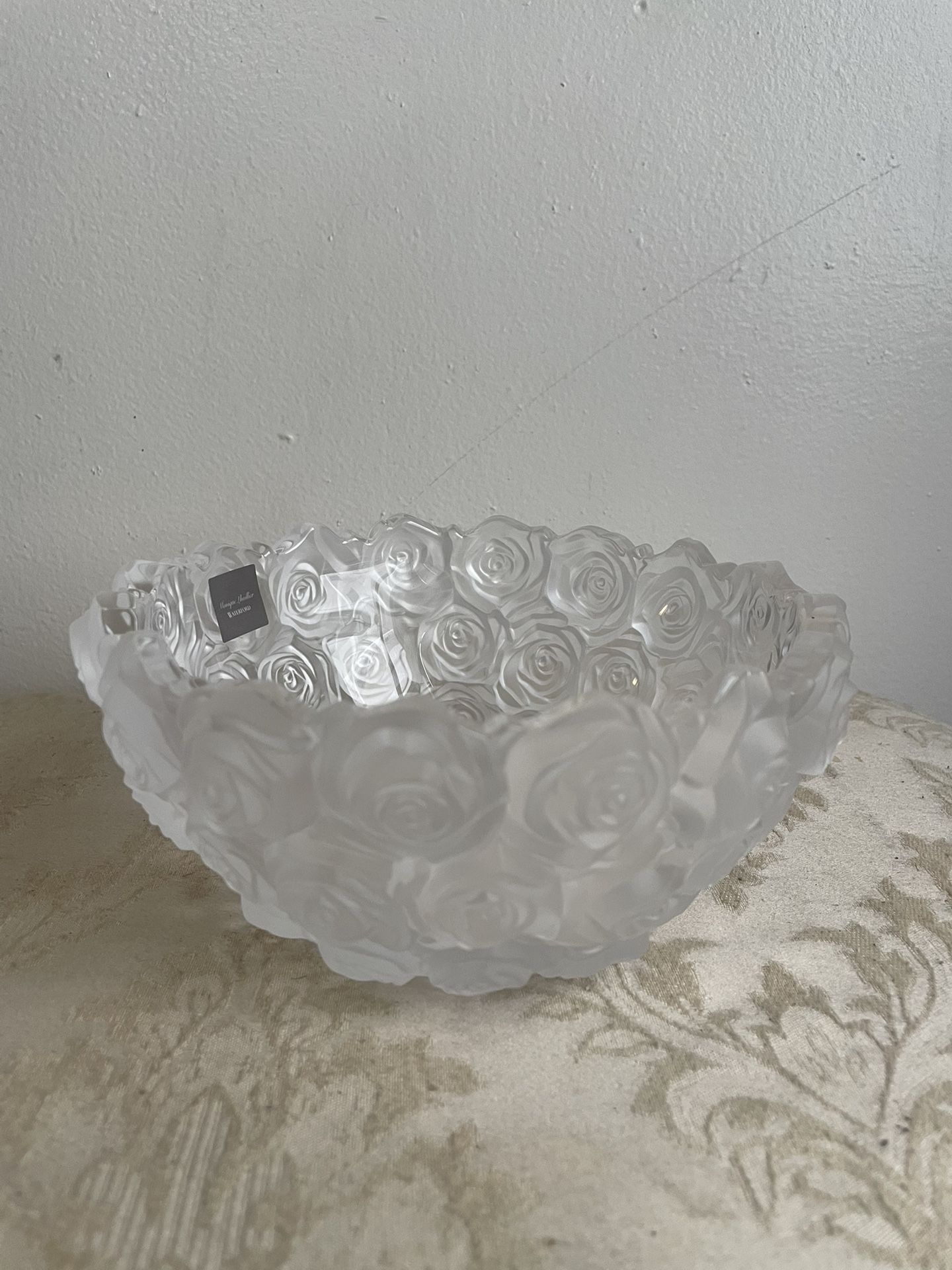 Waterford Crystal Monique Lhuillier Sunday Rose Bridal Bowl - Feel Free to Ask Questions