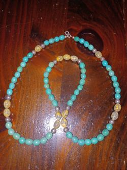 #1697, Turquoise & Silver/Opal.