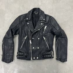 100% Italian Leather Buckle Jacket