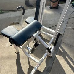 Arm Curl & Chest Press Machines (read description) 