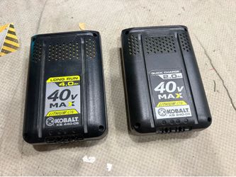 Kobalt 4ah and 2ah batteries