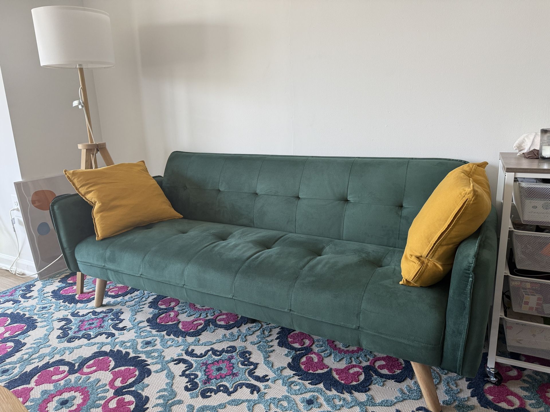 Jameris 74'' Upholstered Reclining Sleeper Sofa