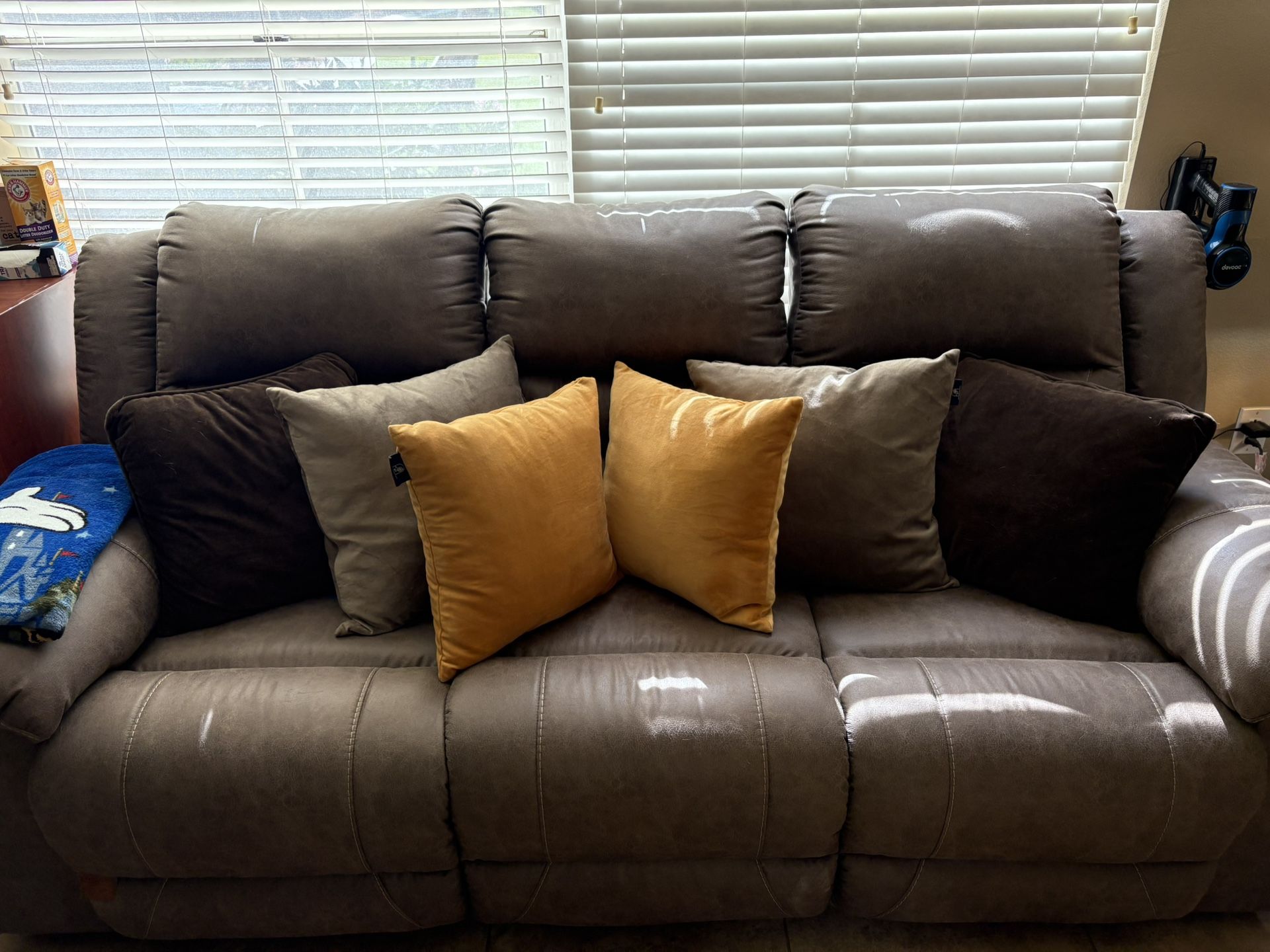 Ashley Furniture Sofa With 2 End Recliners