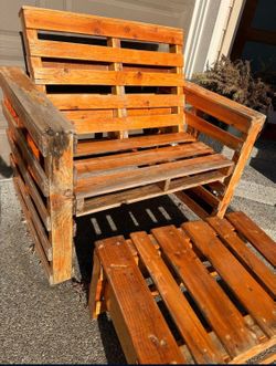 Handmade Bench And Ottoman