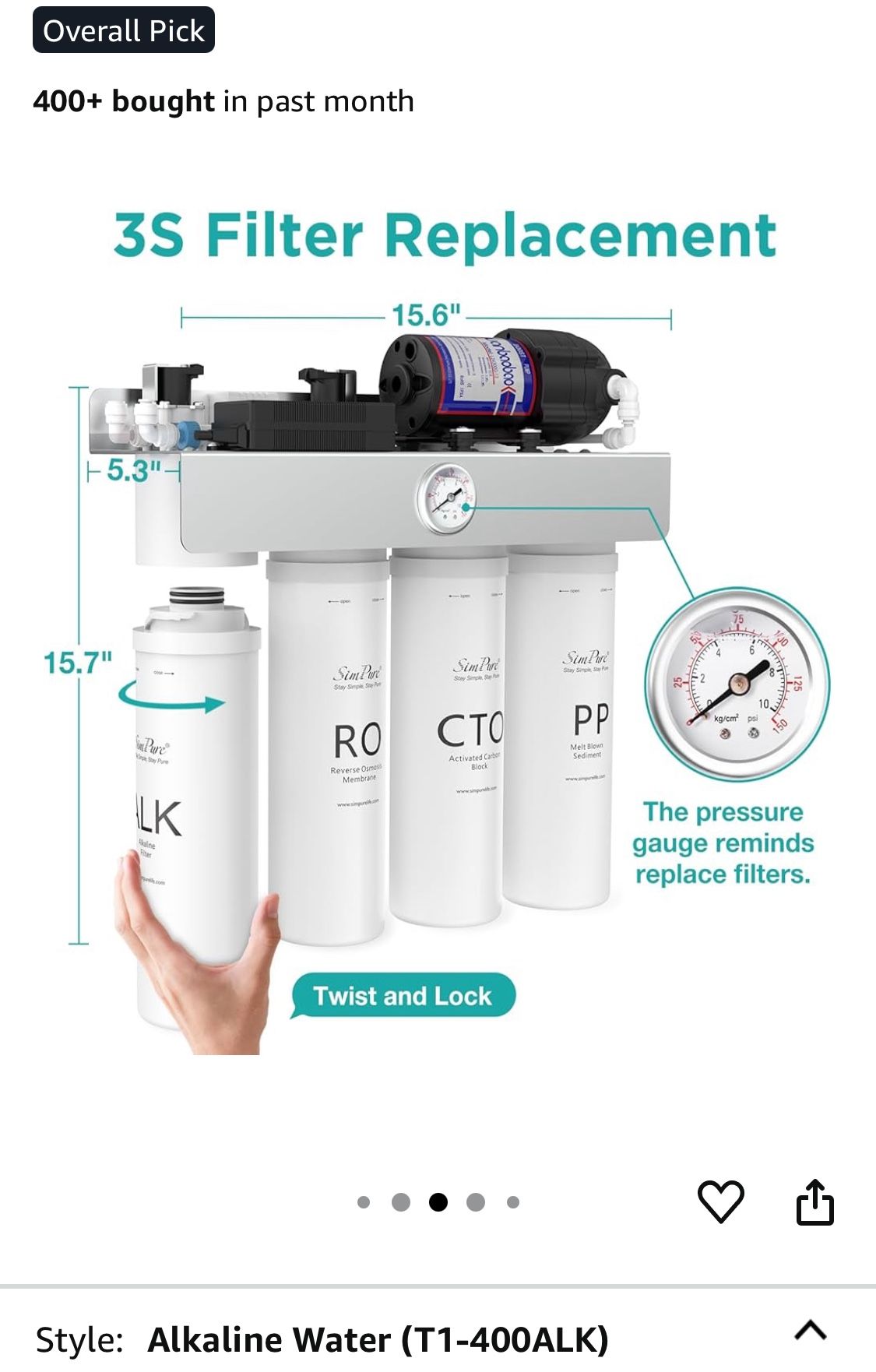 NEW RO Water Filtration System