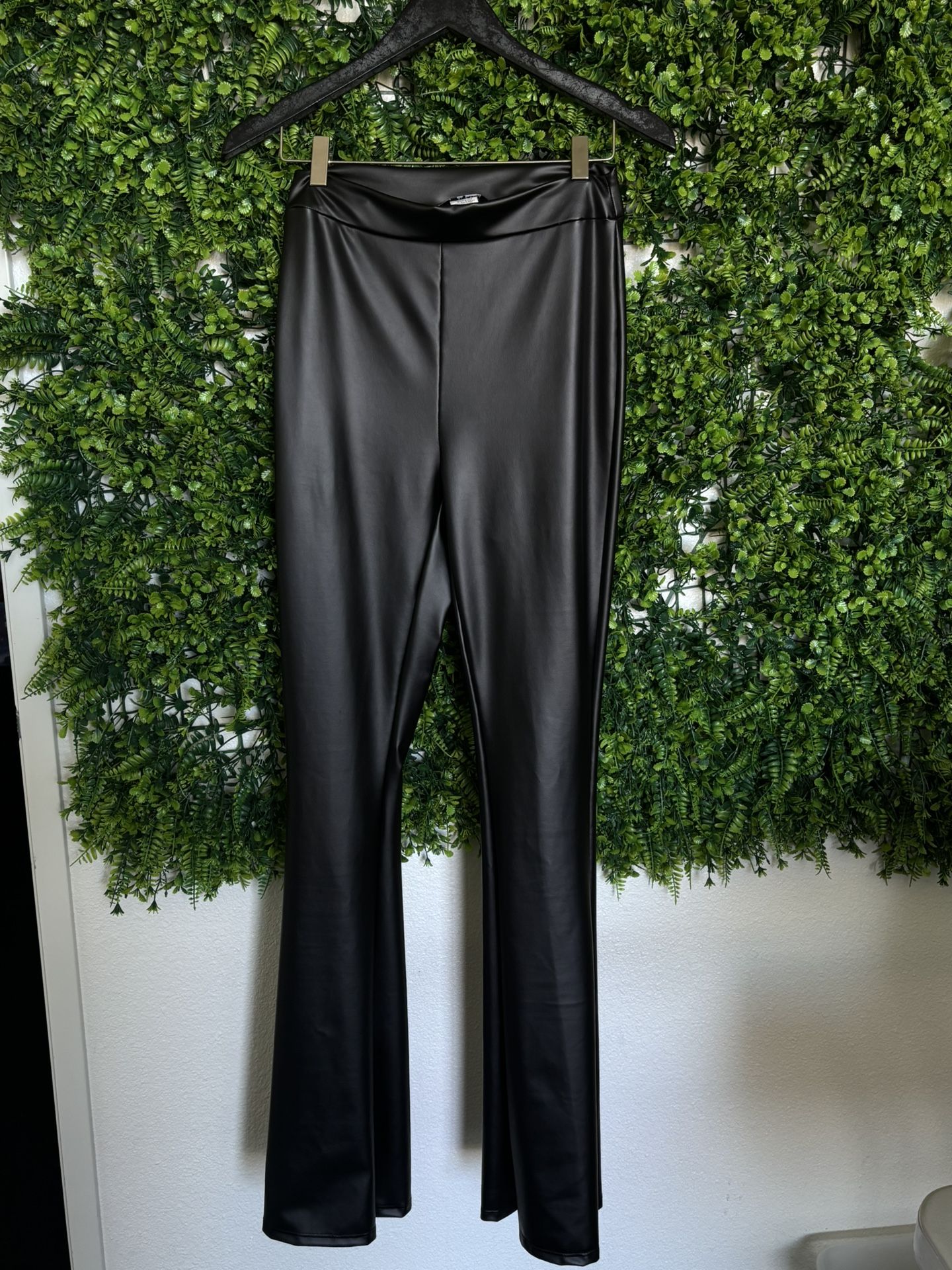 Women’s Flare Leather Pants