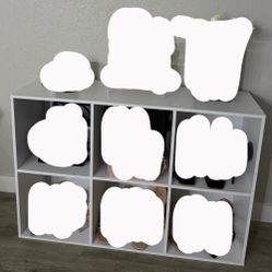 White 6 Cube Bookcase 