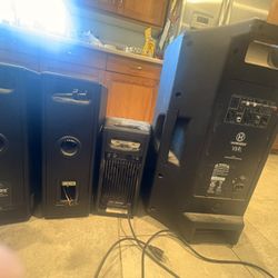 2 B52 Matrix Speakers/ 1 B52 Matrix Pa System/ 1 Harbinger 15 Inch Speaker