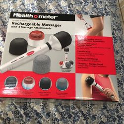 Health O Meter  Rechargeable Massager With 4 attachments 
