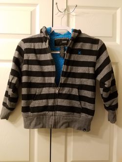 Boys Hurley Sweater Jacket size 5/6