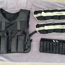  NordicTrack Weighted Workout Vest 20 LB Adjustable