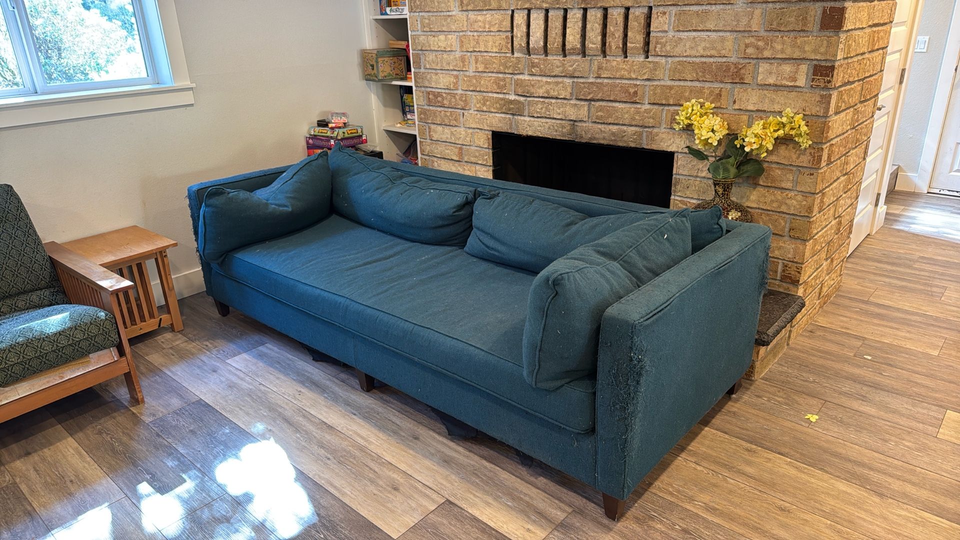 blue couch