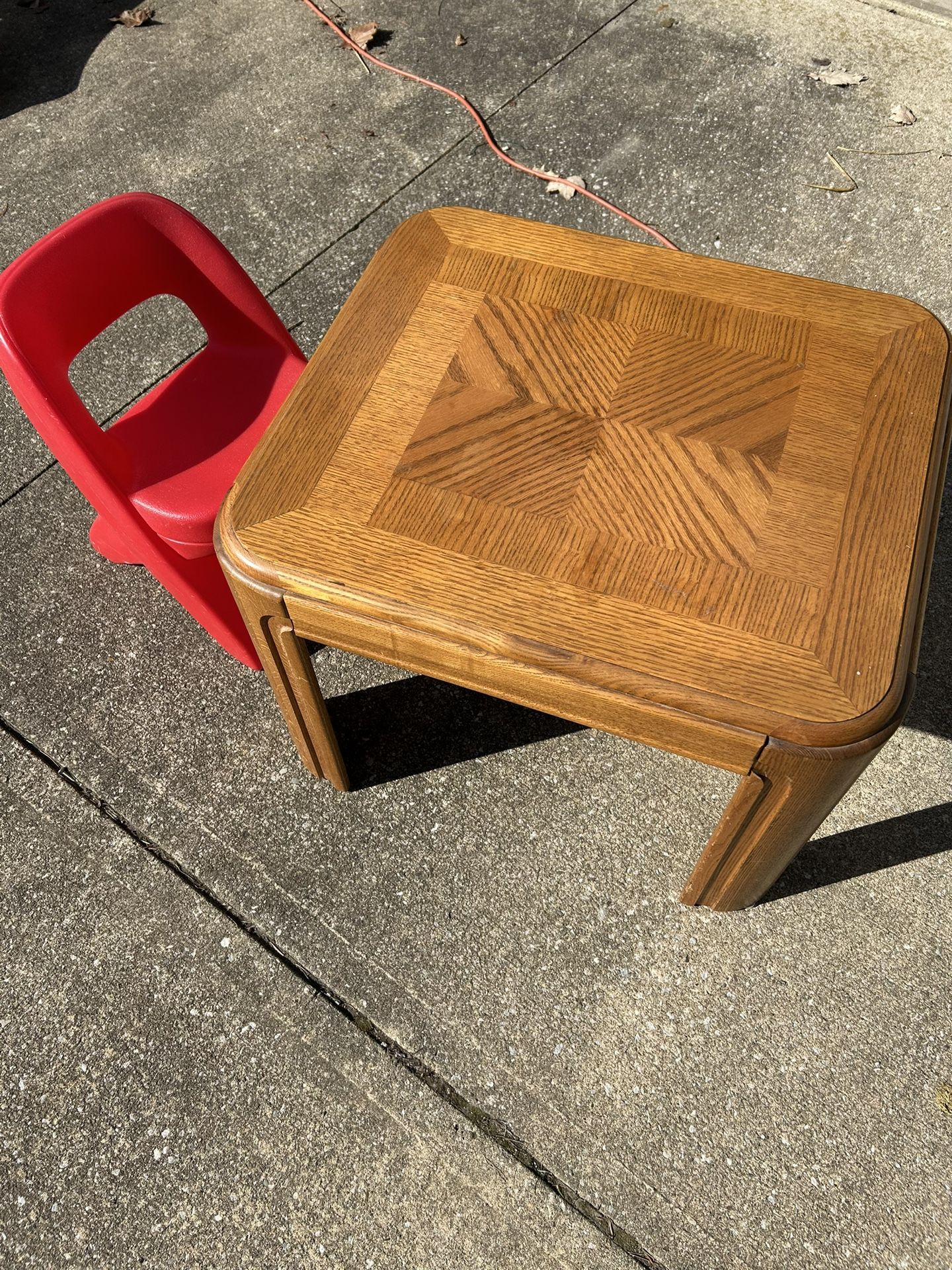 Toddler Table & Chair-$15