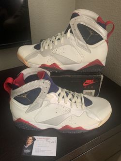 Vintage 1992 Nike Air Jordan Olympics 7s VII Size 11.5 1 3 4 5 6 11 12 13 