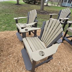A Set Of Polywood Pub Chairs