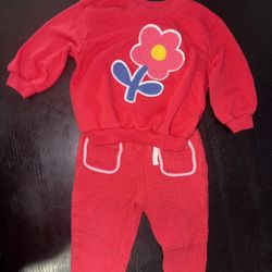 Old Navy 2 Piece Red Sweater Size 12-18months 
