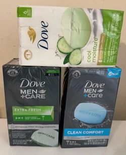 Dove bars soap ( 6 bars)