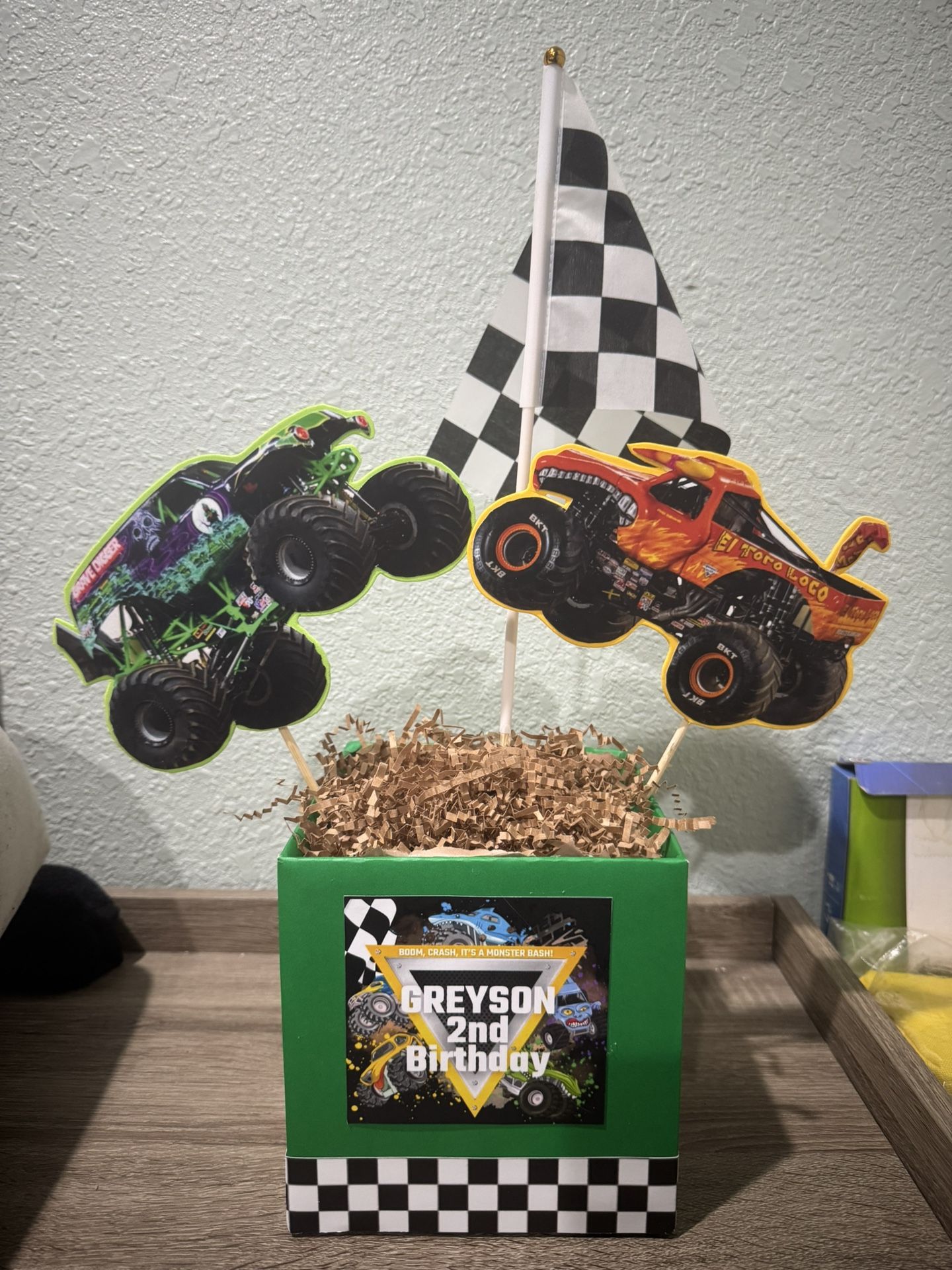 Monster Jam Party Centerpieces