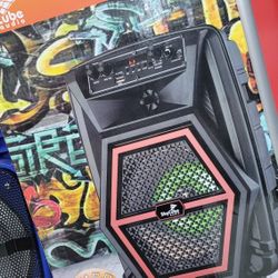 New 8" Bluetooth Speaker Rechargeable 