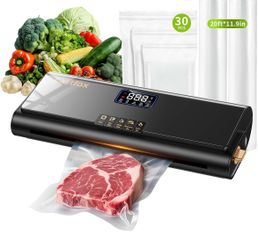 Updated Patented Food Preserver Vacuum Sealer Fully Automatic Heat Sealer Machine