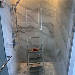 Full Bathroom Renovation With LED Light 