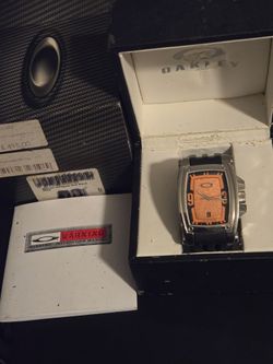 Oakley watch  500$  OBO Cash Only.