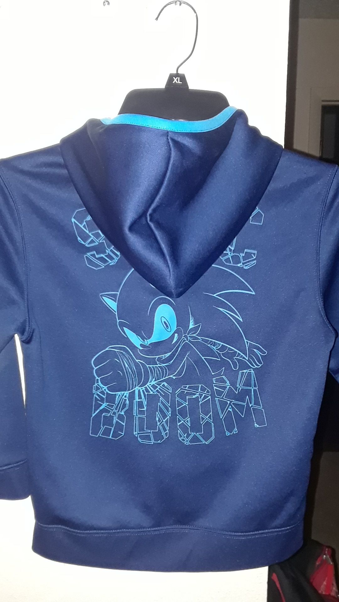 Sonic Boom By Sega zip jacket New Boy Size 7
