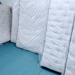 Brand New Mattresses in the Factory Plastic