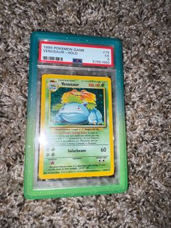 Pokemon Unlimited Venusaur Holo #15 1999 - PSA 5 Slab