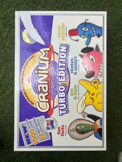 1,000 all-new cards 16atvites CRANIUNT' 2001 4 TIME {นท facts data head® CRaNIUM TURBO EDITIÓN act & hum star performer® sketch sculpt creative cato w