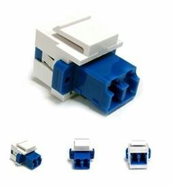 Fiber Optic LC Keystone Jack SM/MM